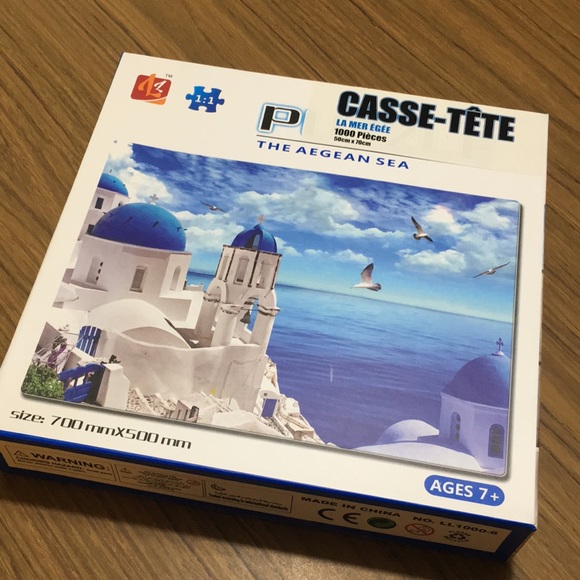 The Aegean Sea PUZZLE  - 1000 pieces - Picture 2 of 3